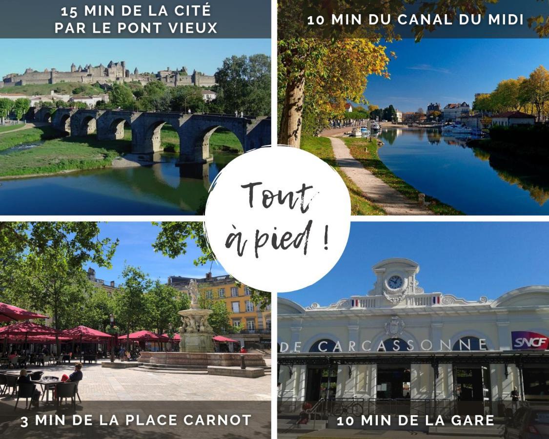Le Nid - Tout A Pied - Wifi Каркассон Экстерьер фото